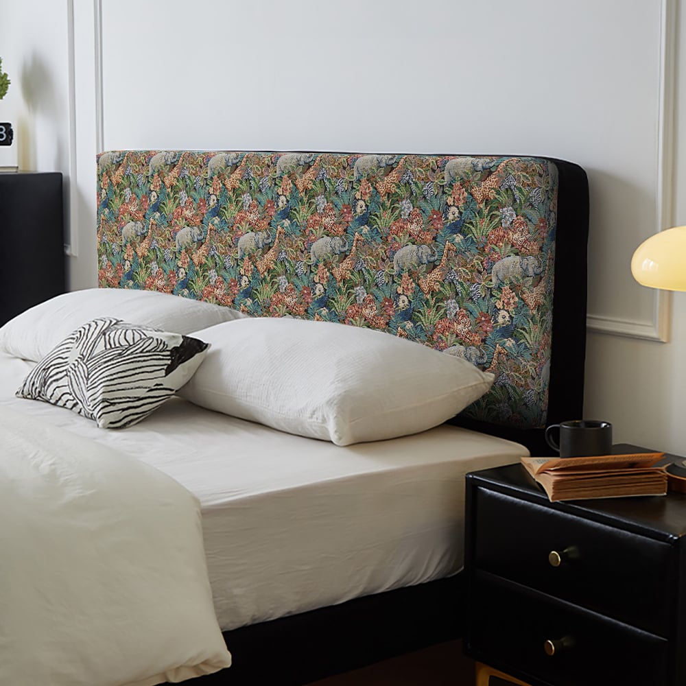 HMR - Vintage Queen Jacquard Upholstered Headboard Pillow