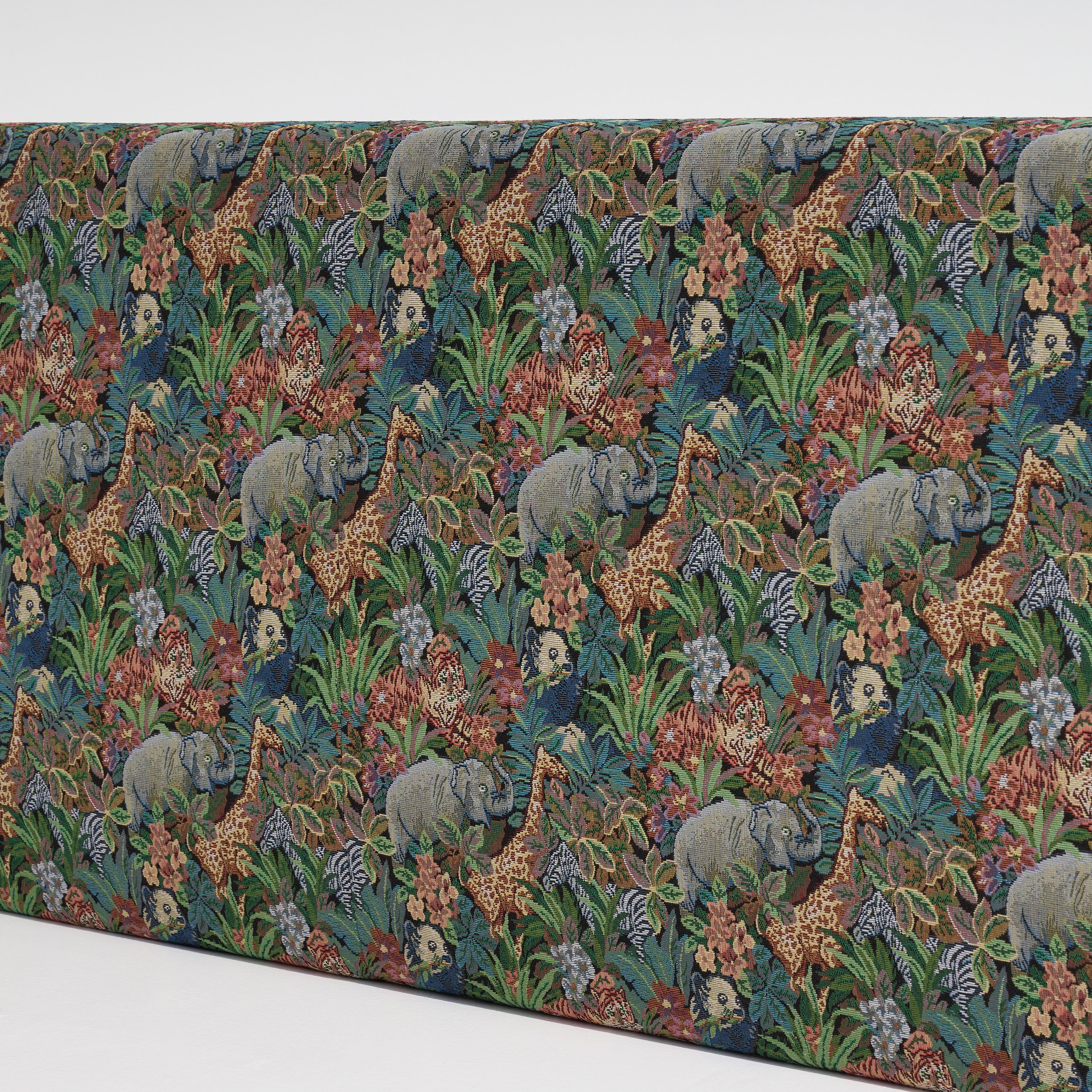 HMR - Vintage Queen Jacquard Upholstered Headboard Pillow