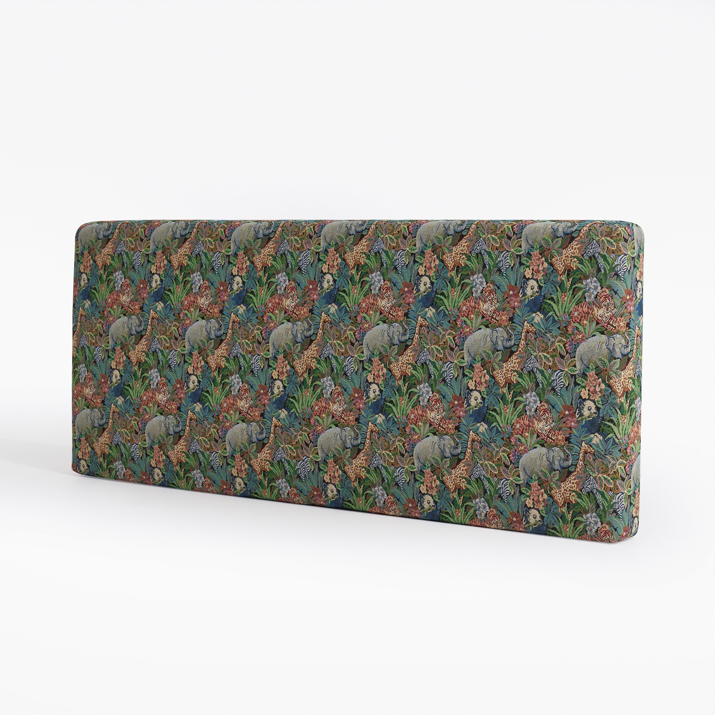 HMR - Vintage Queen Jacquard Upholstered Headboard Pillow
