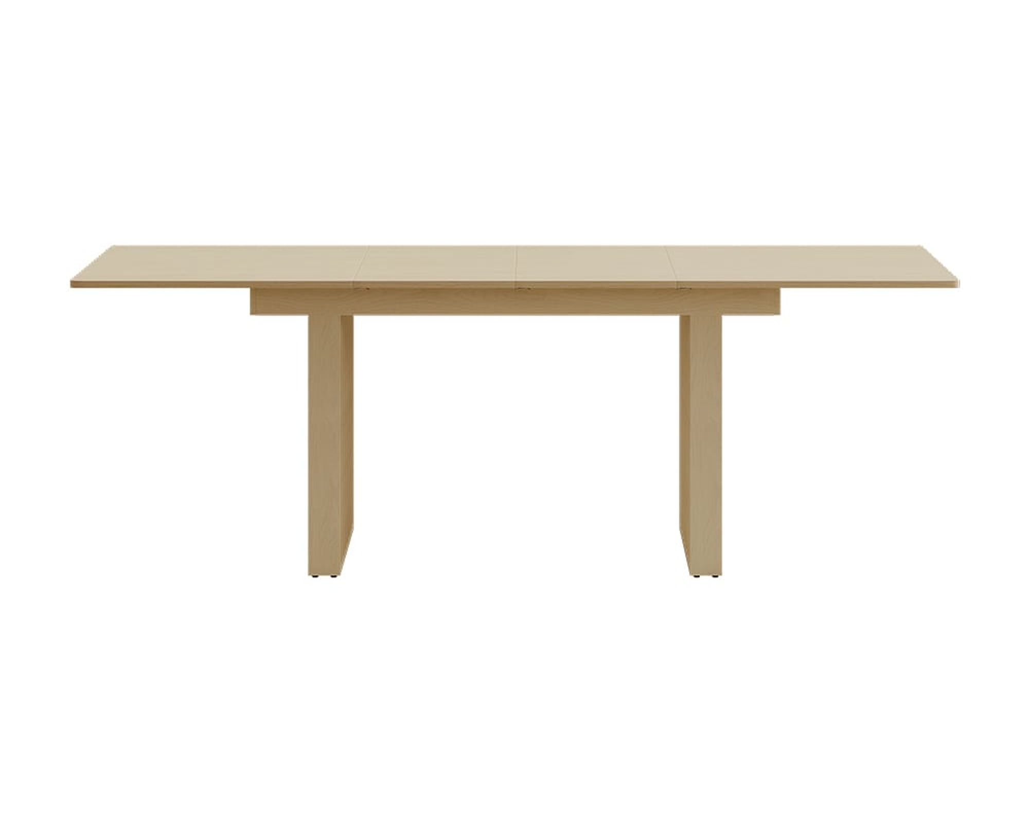 HMR 55"-87" Extendable Dining Table Seats 4-8 People - Whitewash