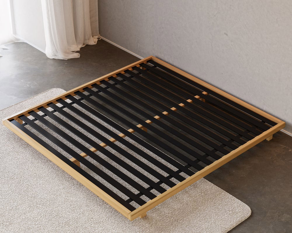 HMR Japanese Style Floor Bed - Natural, King