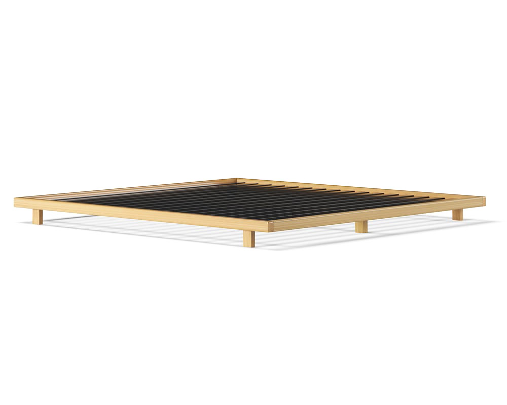 HMR Japanese Style Floor Bed - Natural, King