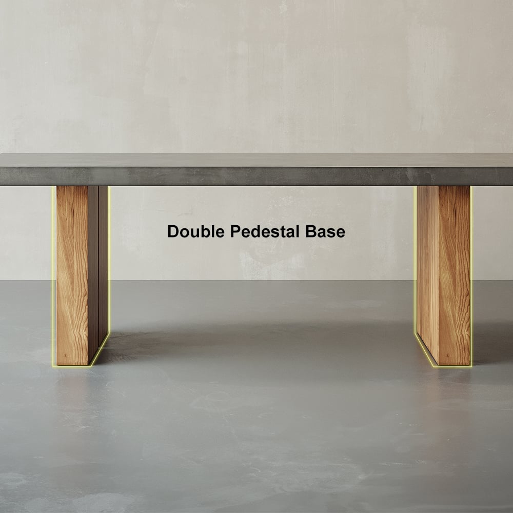 HMR Upoak Series Farmhouse Rectangle Wood Dining Table - Natural, 63"L x 27.6"W x 29.5"H
