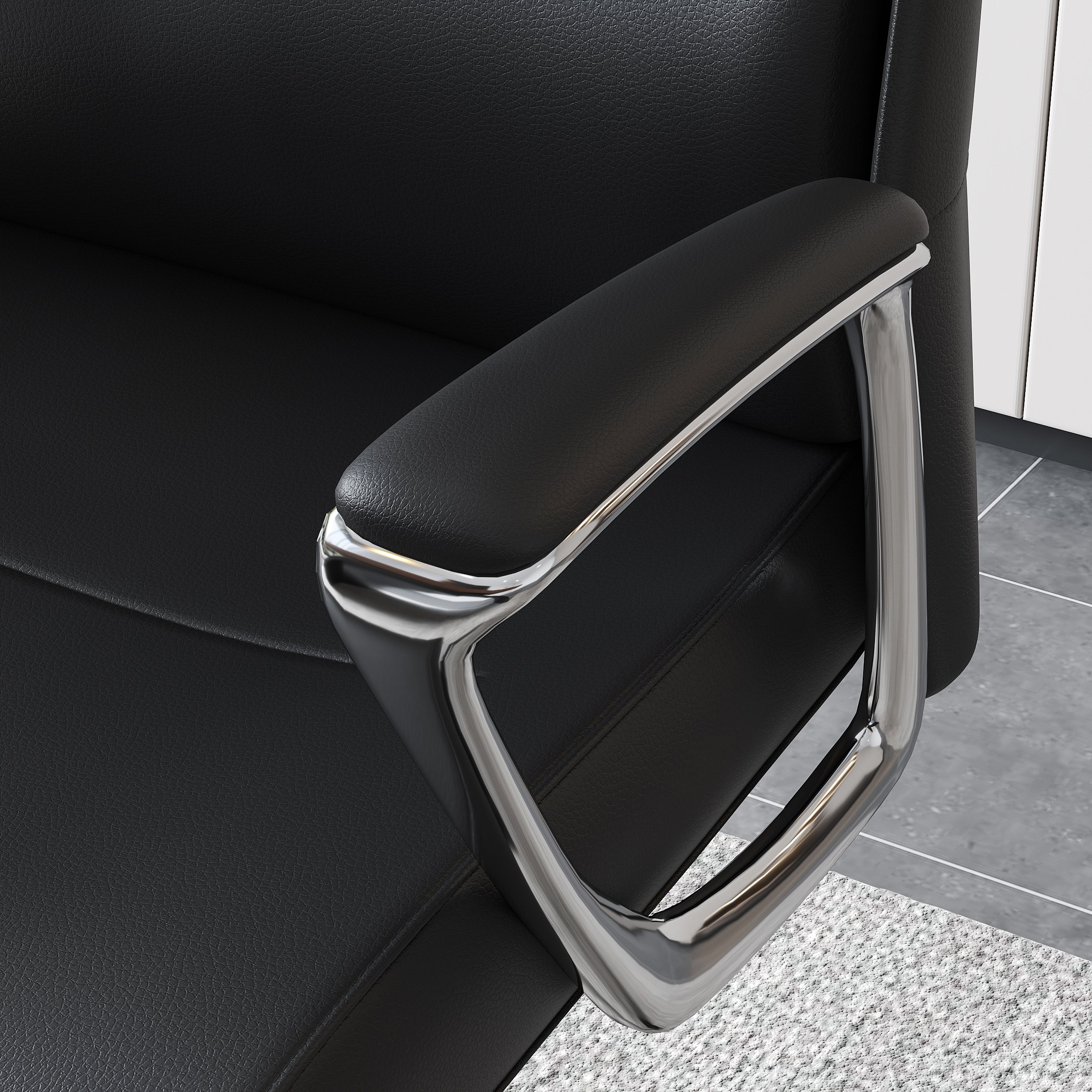 HMR - Ergonomic Adjustable High Back Lether Office Chair