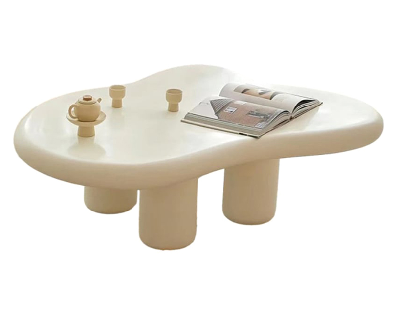 HMR - Extendable TV Stand & Abstract Coffee Table Set