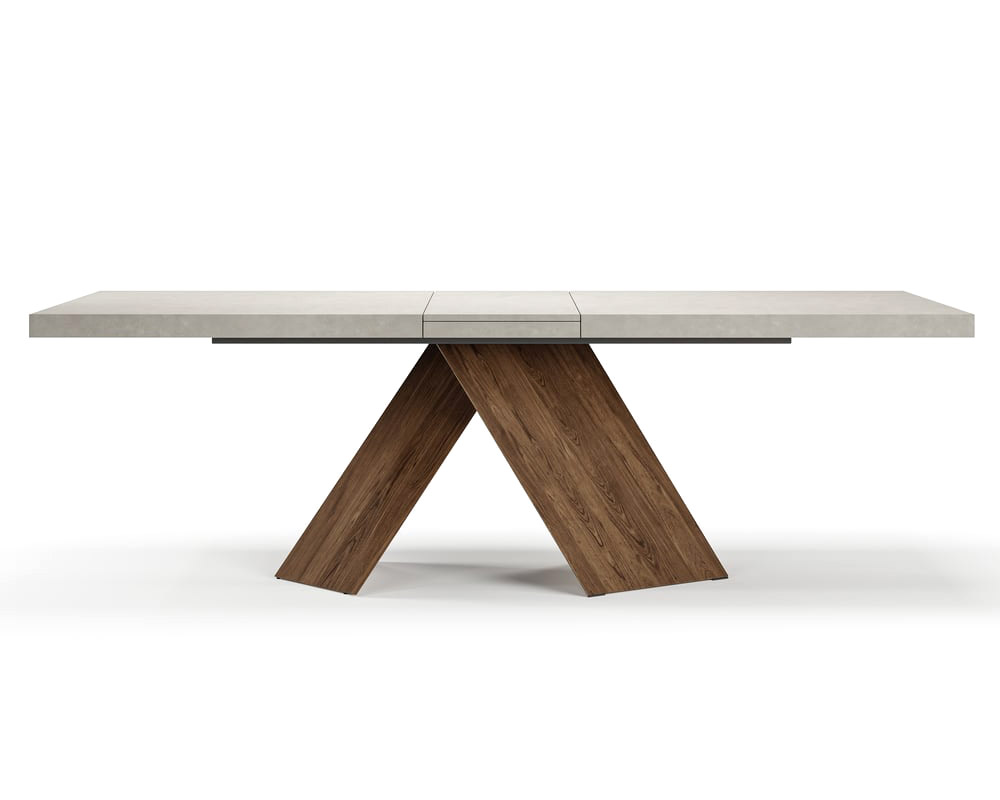 HMR Farmhouse Extendable Wood Dining Table - Gray, 79"-94" (seats 6-10)