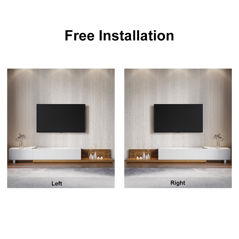 HMR - Crator Extendable TV Stand & Coffee Table Set