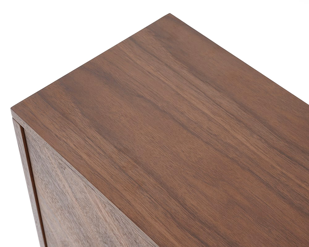 HMR - Capet Walnut Narrow Shoe Storage Cabinet with Flip Down Large Capacity up to 20 Pairs