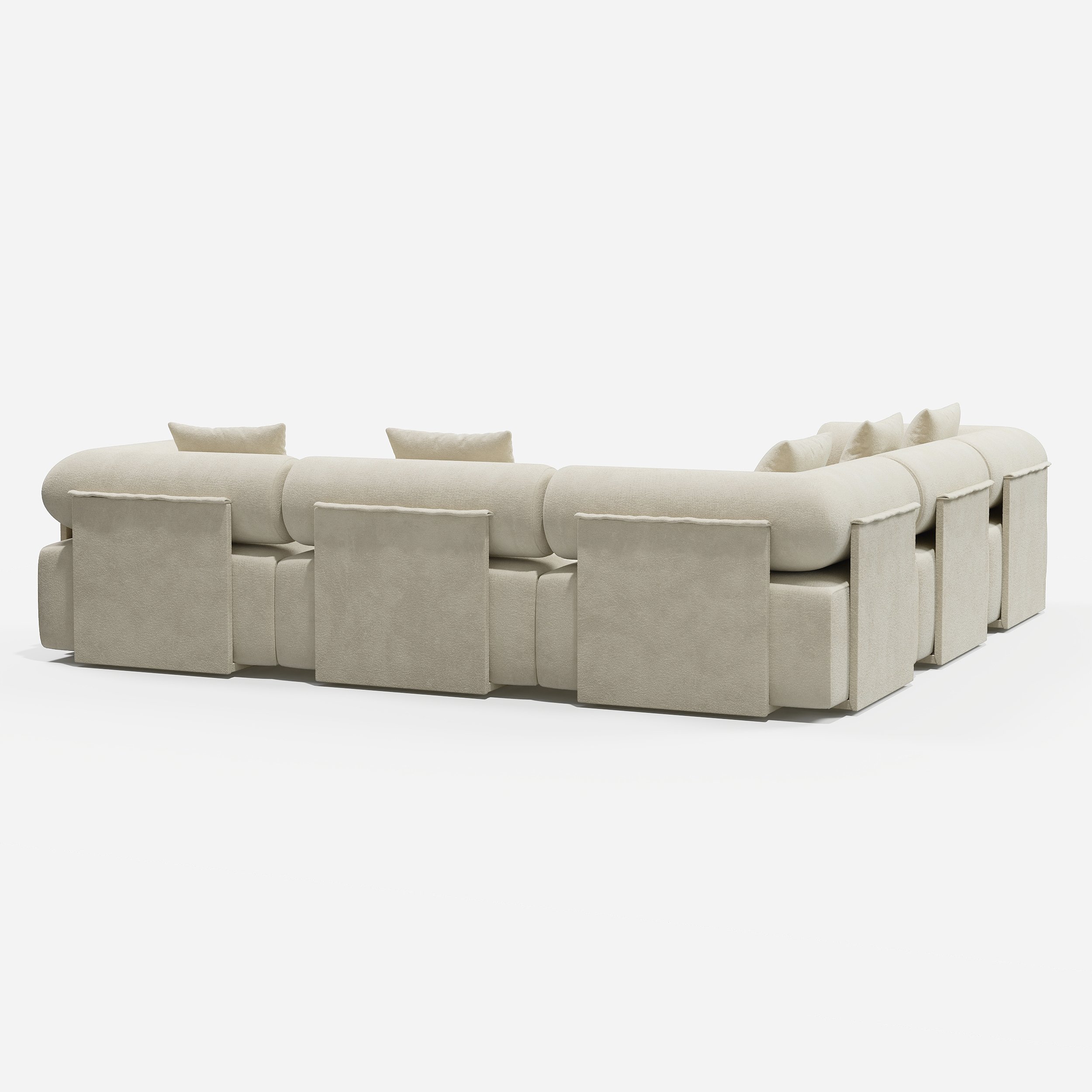 HMR - 110" 5-Piece Modular L-Shaped Sectional Sofa