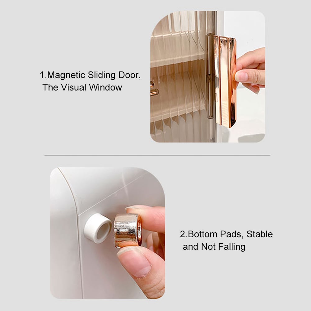 HMR - Morden White Mount & Desktop Router Box Cable Management Decorative Storage Shelf