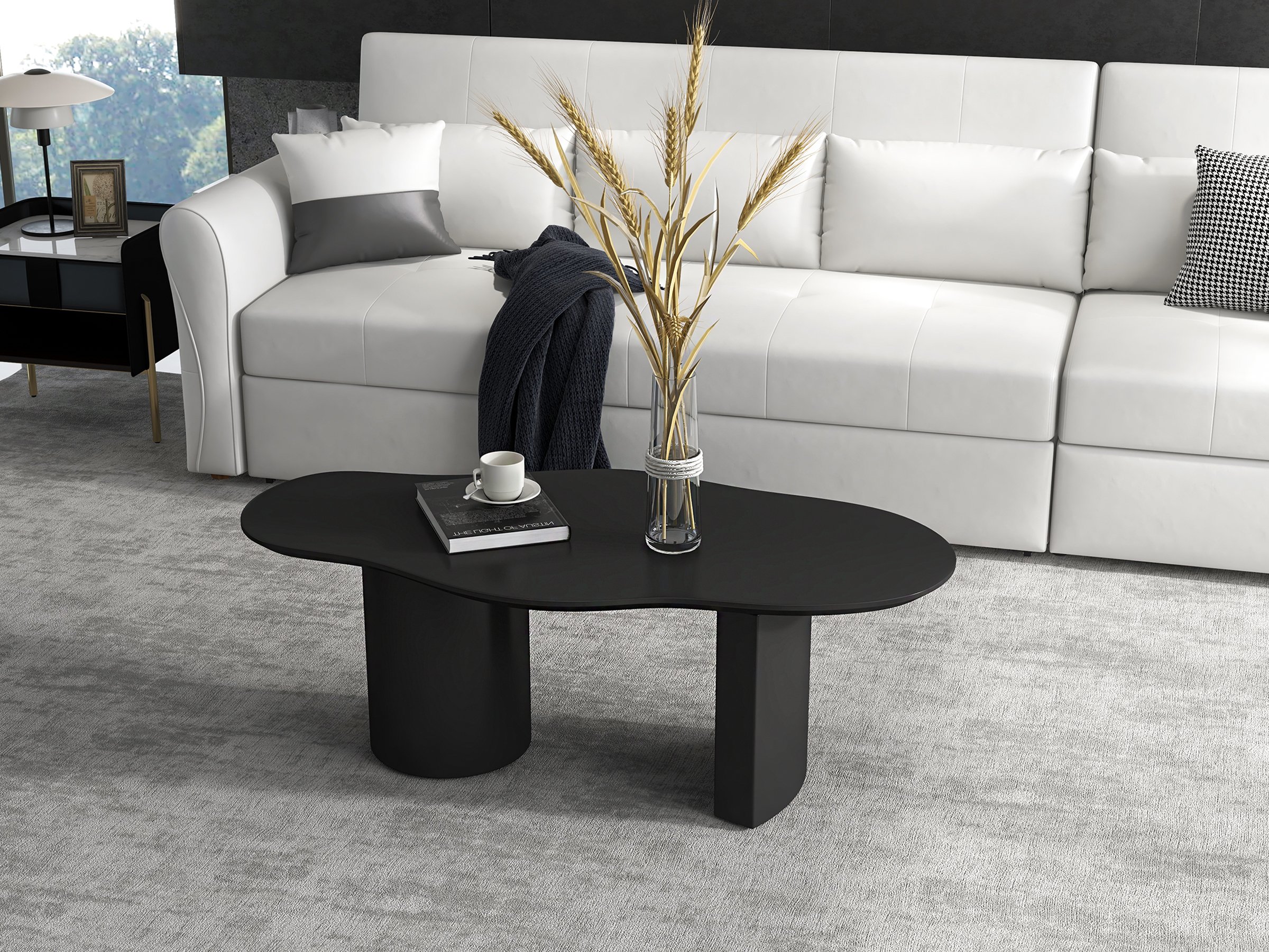 HMR - 109" Leath-aire Reclining Sectional Sofa Bed