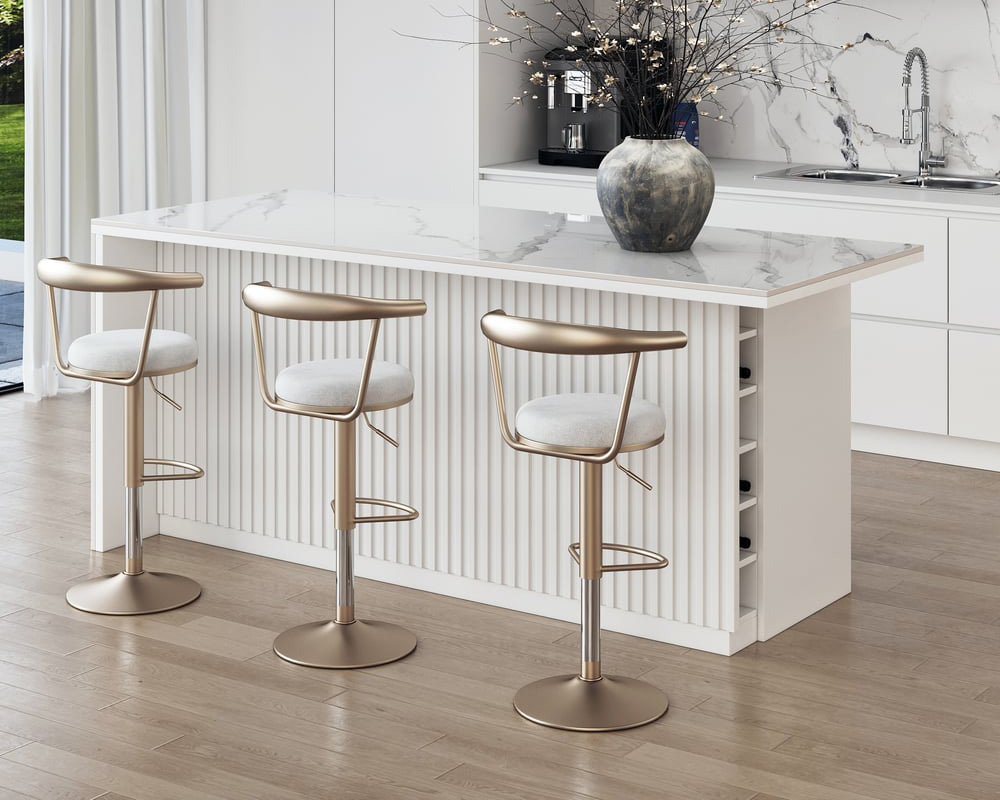 HMR Kitchen Island with Storage - White, 72“/1830mm, Sintered Stone
