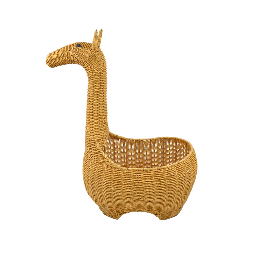 HMR - 23.6'' Giraffe Rattan Floor Toy Storage Basket