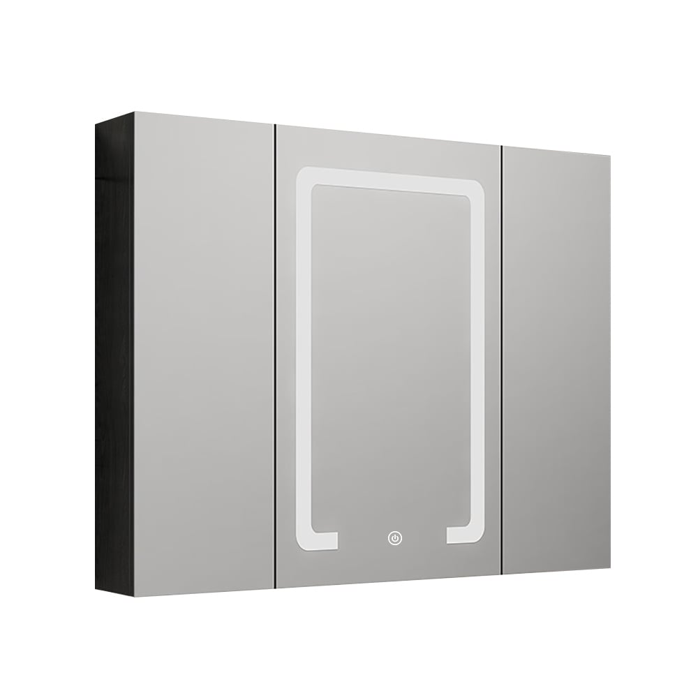 HMR - 32" Modern Wall-mounted LED Lighted Bathroom Medicine Cabinet Vanity Mirror with Storage