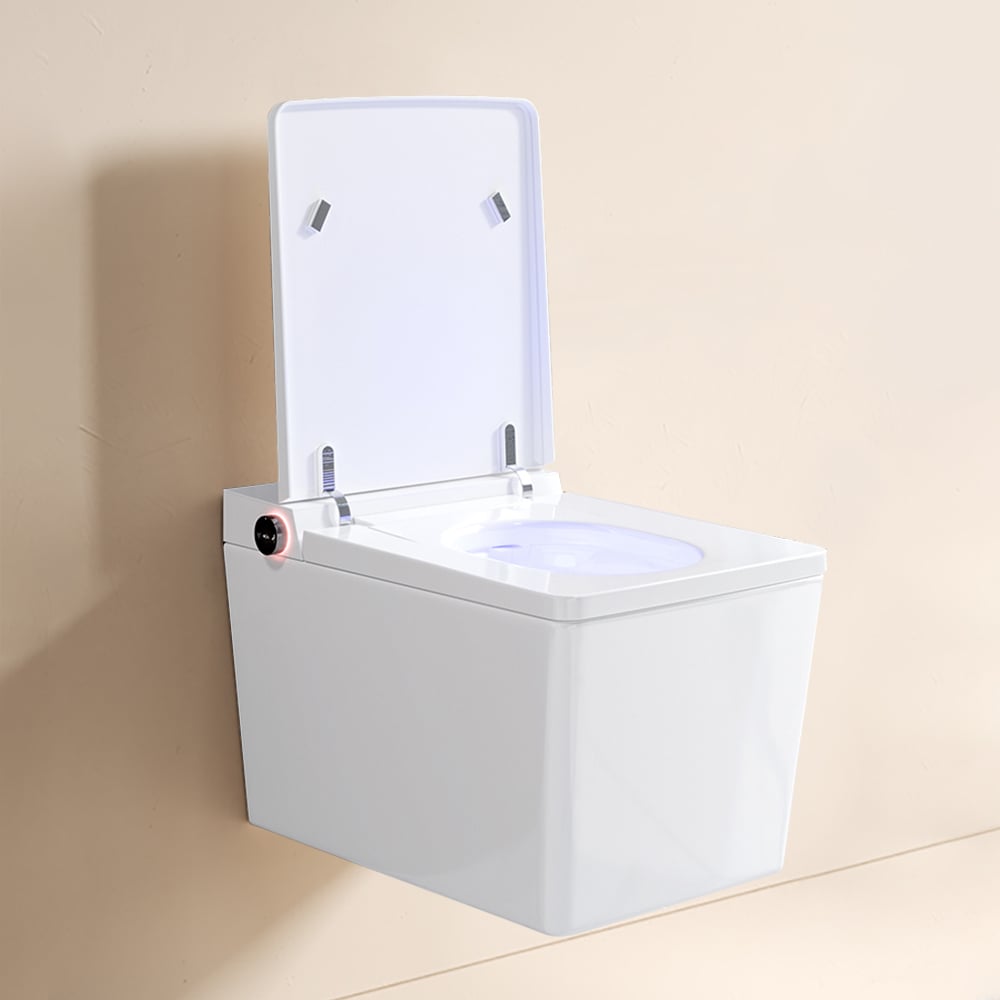 HMR - Automatic Wall-Mounted Smart Toilet with Auto Open/Close Lid 1.32 GPF