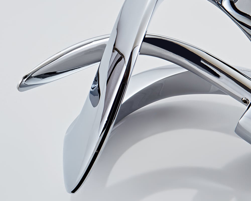HMR Waterfall Bathroom Sink Faucet Single Handle Solid Brass - Chrome