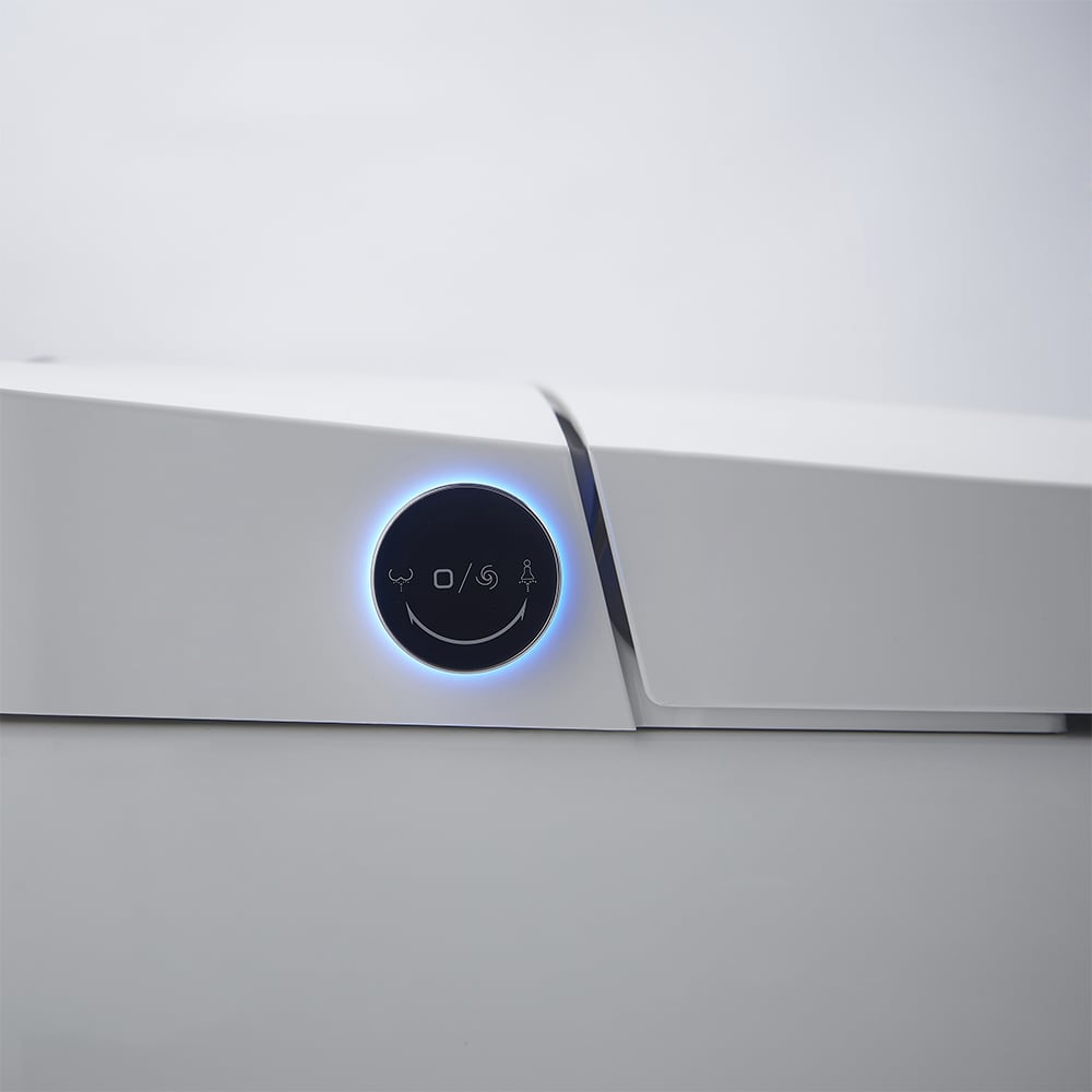 HMR - Set of 2 Floor Mounted Self Clean Smart Toilet Tankless Automatic Toilet