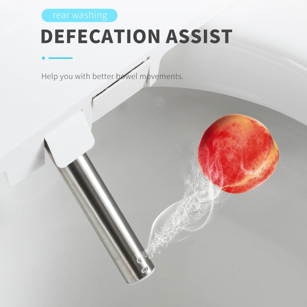 HMR - Set of 2 Automatic Flushing Smart Bidet Toilet with Multi-Function 1.32 GPF