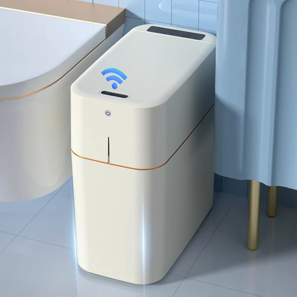 HMR - Smart Touchless Trash Can Automatic Packing Motion Sensor Garbage Bin with Light Charge
