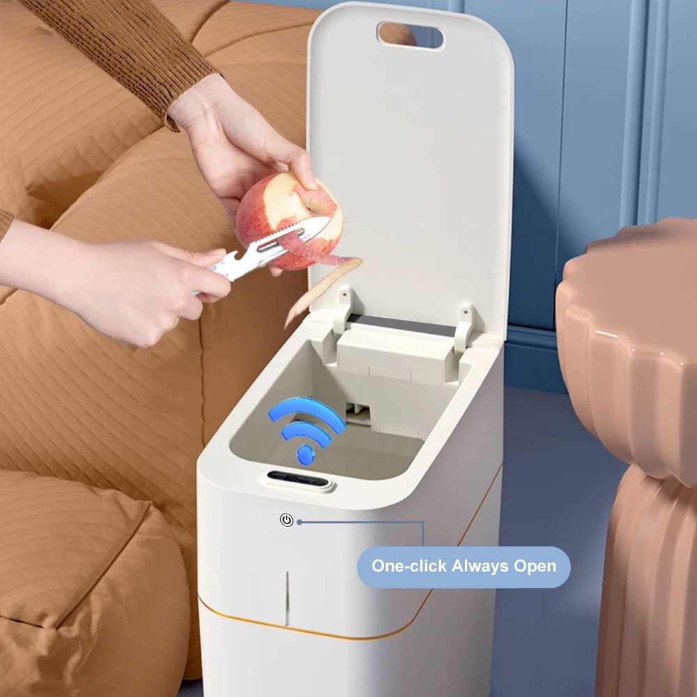 HMR - Smart Touchless Trash Can Automatic Packing Motion Sensor Garbage Bin with Light Charge