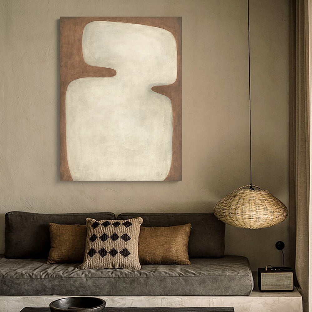 HMR 39.4" Modern Abstract Geometric Wall Decor Art for Living Room Bedroom - Style B