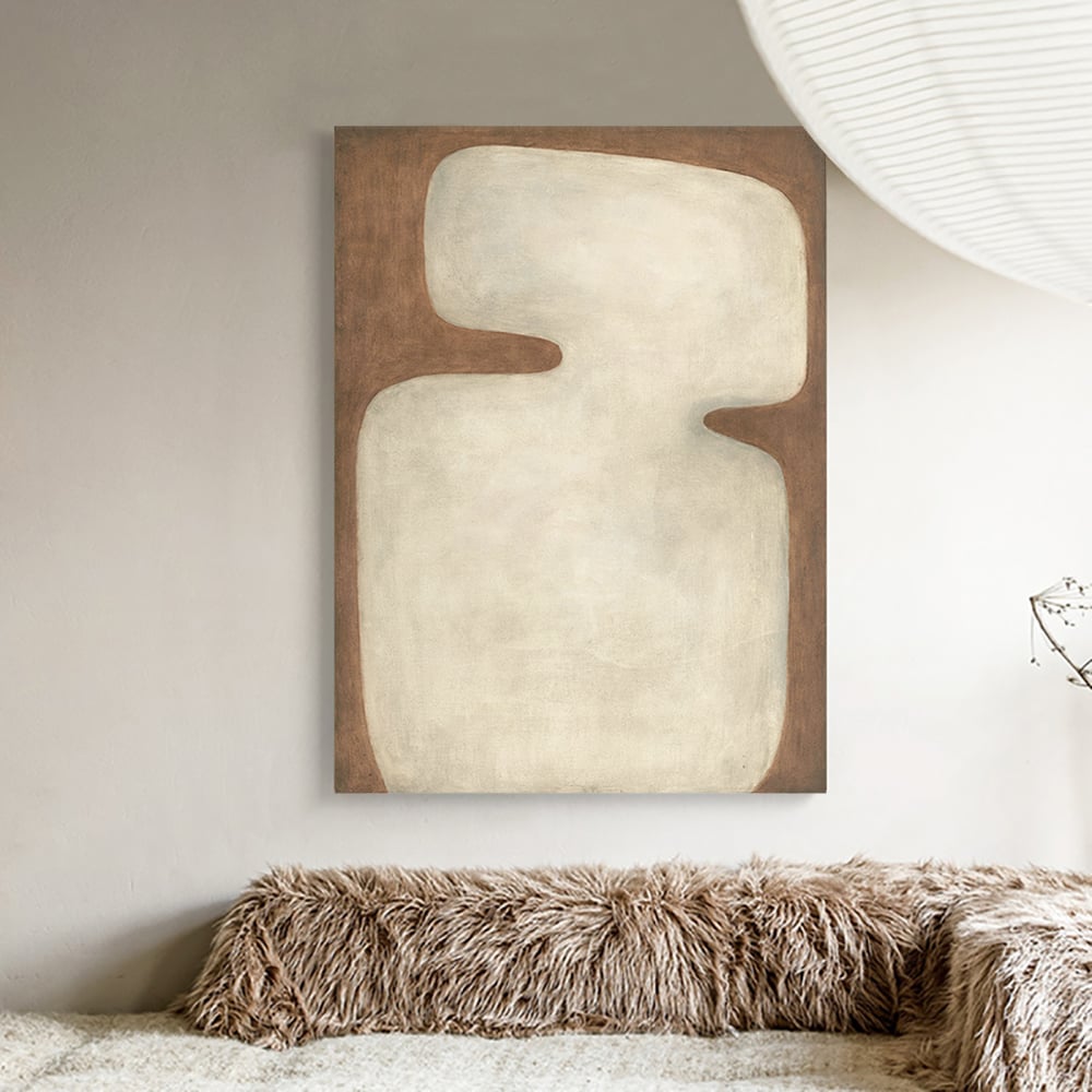 HMR 39.4" Modern Abstract Geometric Wall Decor Art for Living Room Bedroom - Style B