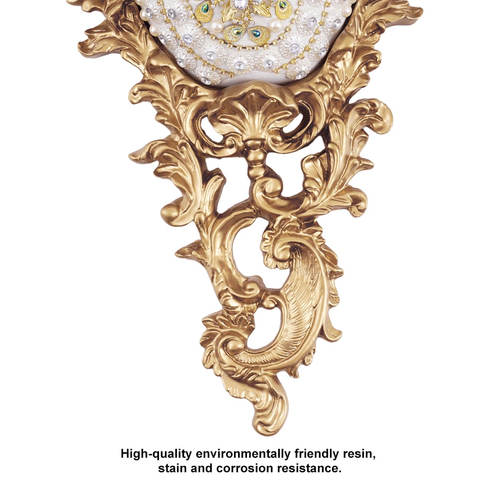 HMR - Shinely 26" European Retro Resin Wall Mount Flower Vase Decor Art Living Dining Room