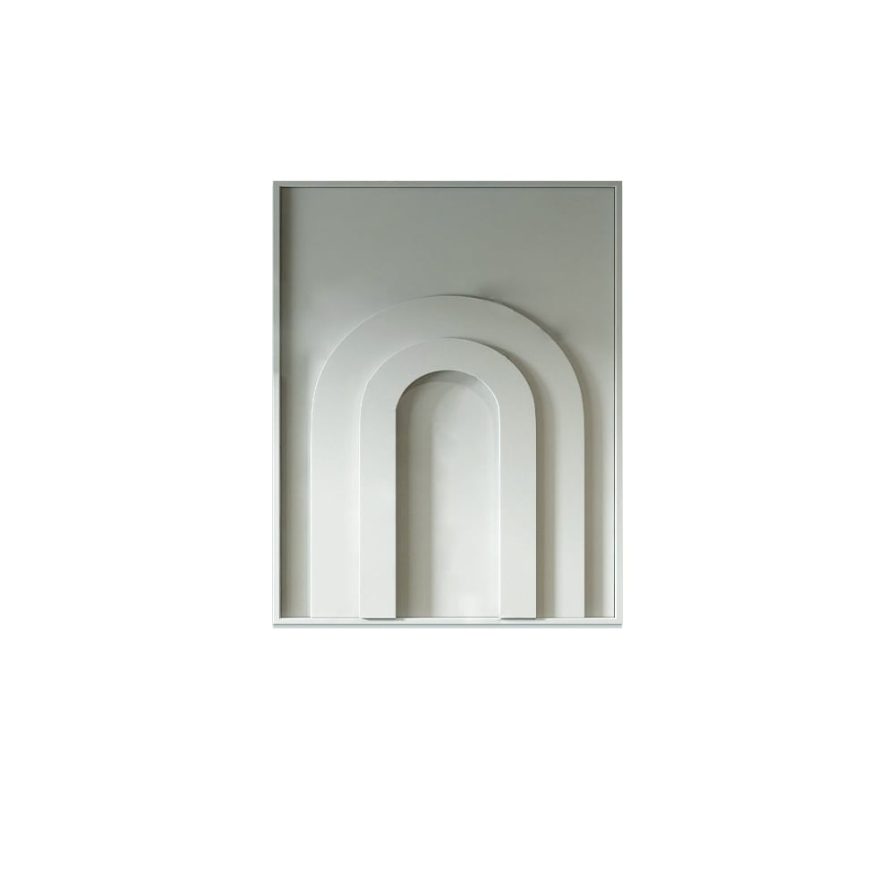 HMR - 3 Pieces Geometric Abstract Wall Art Decor Set Modern Canvas Print Living Room