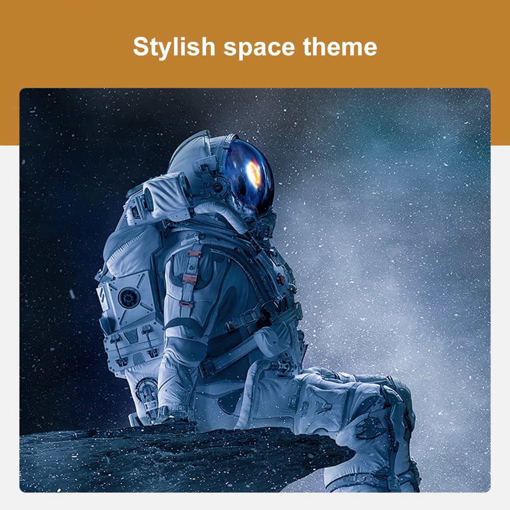 HMR - 39" Creative Sci-fi LED Wall Clock Lighting Wall Art Decoration