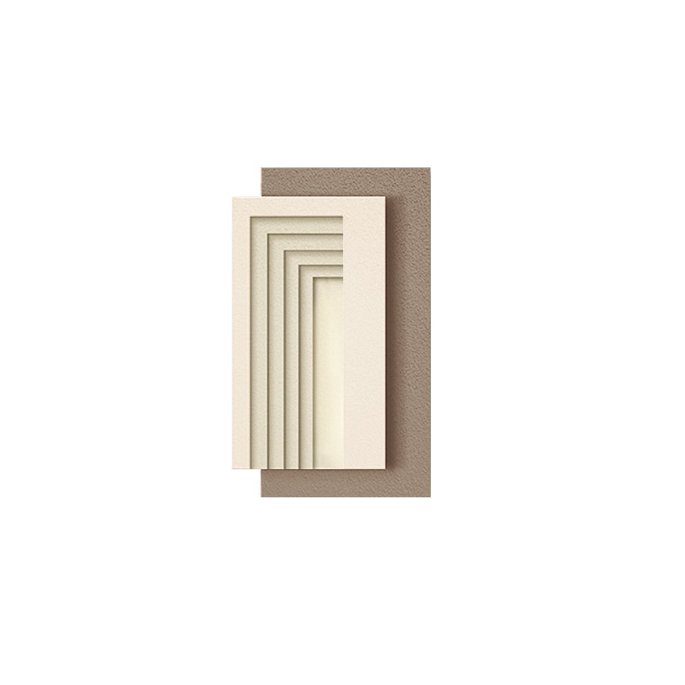 HMR - 31.5" LED Modern Rectangle Abstract Wall Art Decor Living Room Bedroom