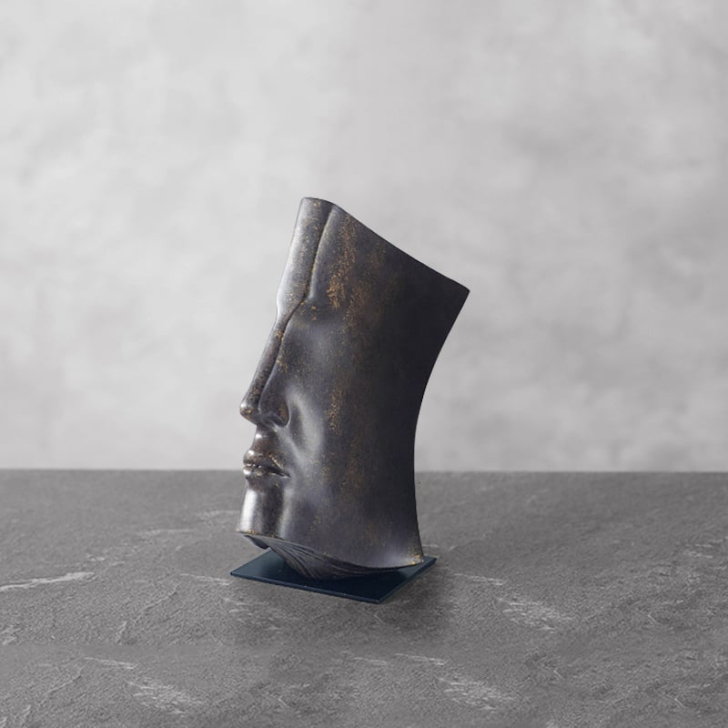 HMR - PostModern Abstract Resin Person Sculpture Home Decorative Figurine Desk Decor Black