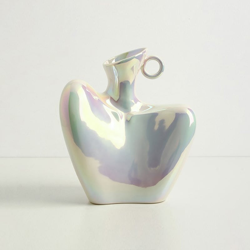 HMR - Modern Ceramic Body Shape Flower Vase Sculpture Home Desk Decor Art Living Room Bedroom