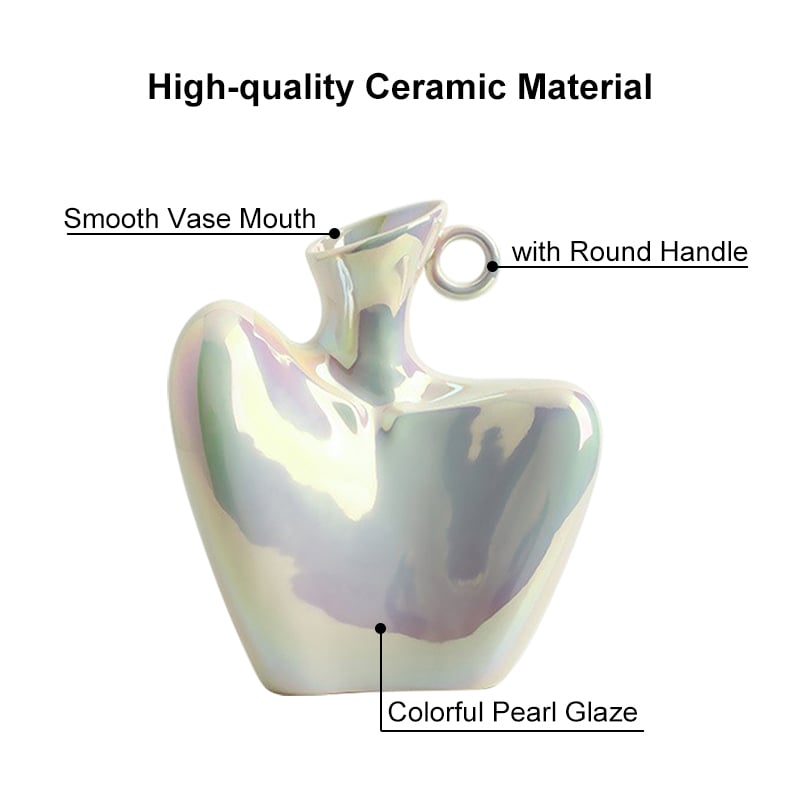 HMR - Modern Ceramic Body Shape Flower Vase Sculpture Home Desk Decor Art Living Room Bedroom