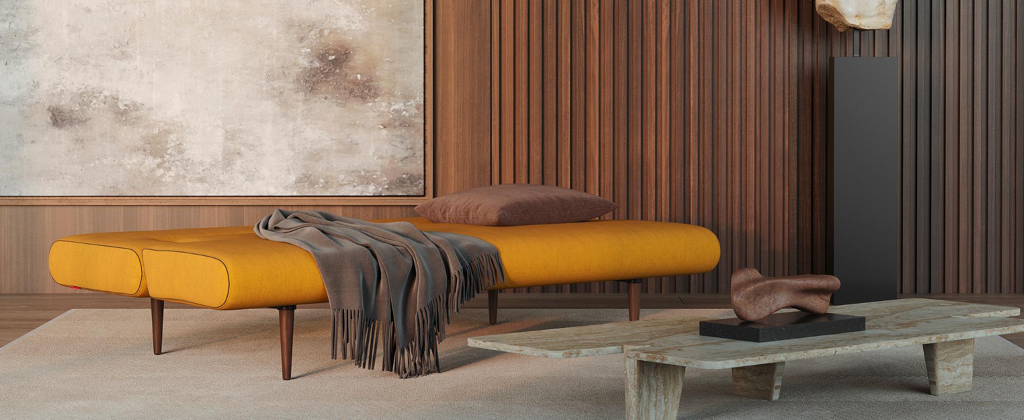Innovation Living Unfurl Sofa Bed - 521 Mixed Dance Gray