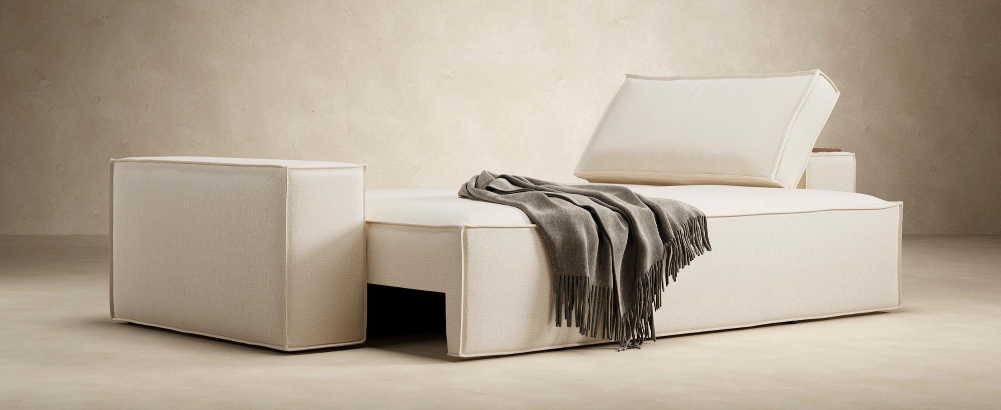 Innovation Living Newilla Sofa Bed with Wide Arms - 255 Adario Basmati