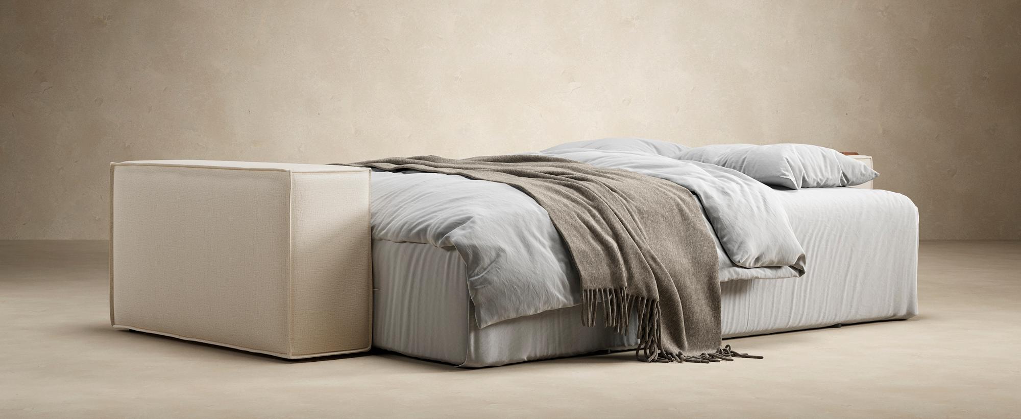 Innovation Living Newilla Sofa Bed with Wide Arms - 367 Halifax Wicker