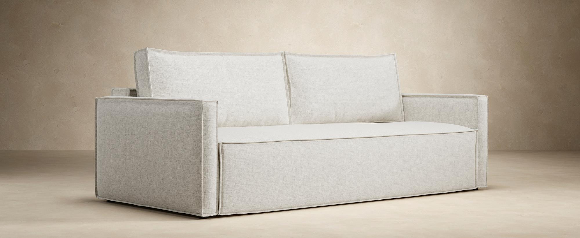 Innovation Living Newilla Sofa Bed with Slim Arms - 539 Bouclé Beige