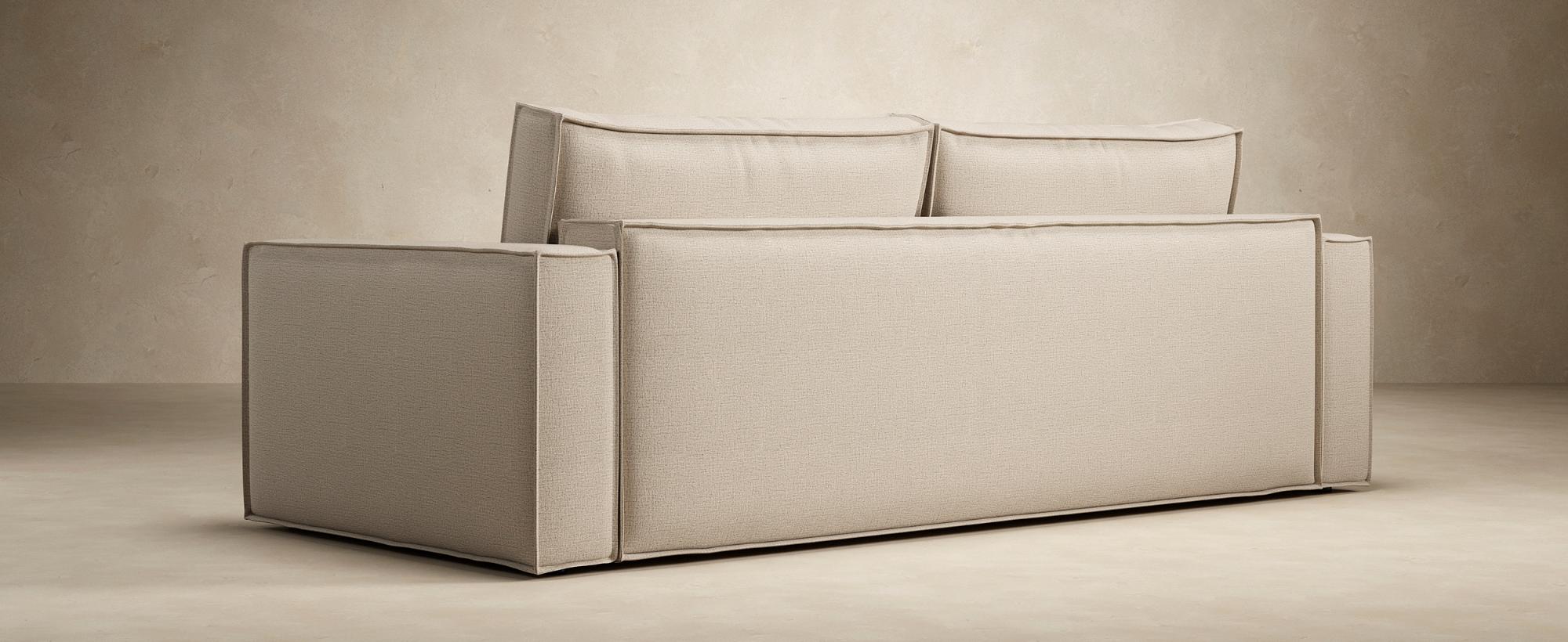 Innovation Living Newilla Sofa Bed With Lounger with Standard Arms - 515 Nist Blue
