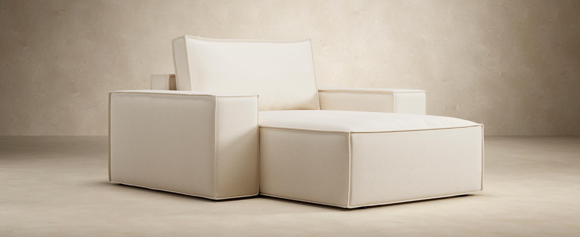 Innovation Living Newilla Lounger Chair with Wide Arms - 255 Adario Basmati
