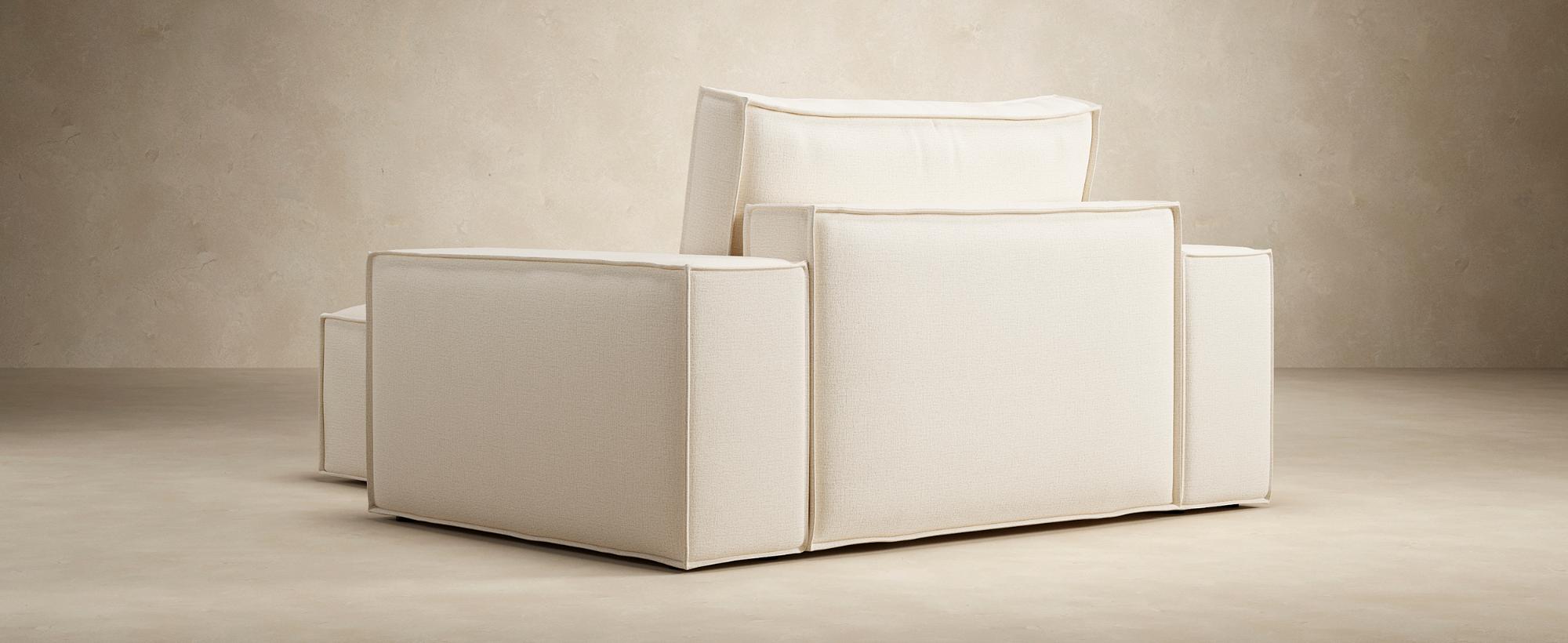 Innovation Living Newilla Lounger Chair with Wide Arms - 255 Adario Basmati