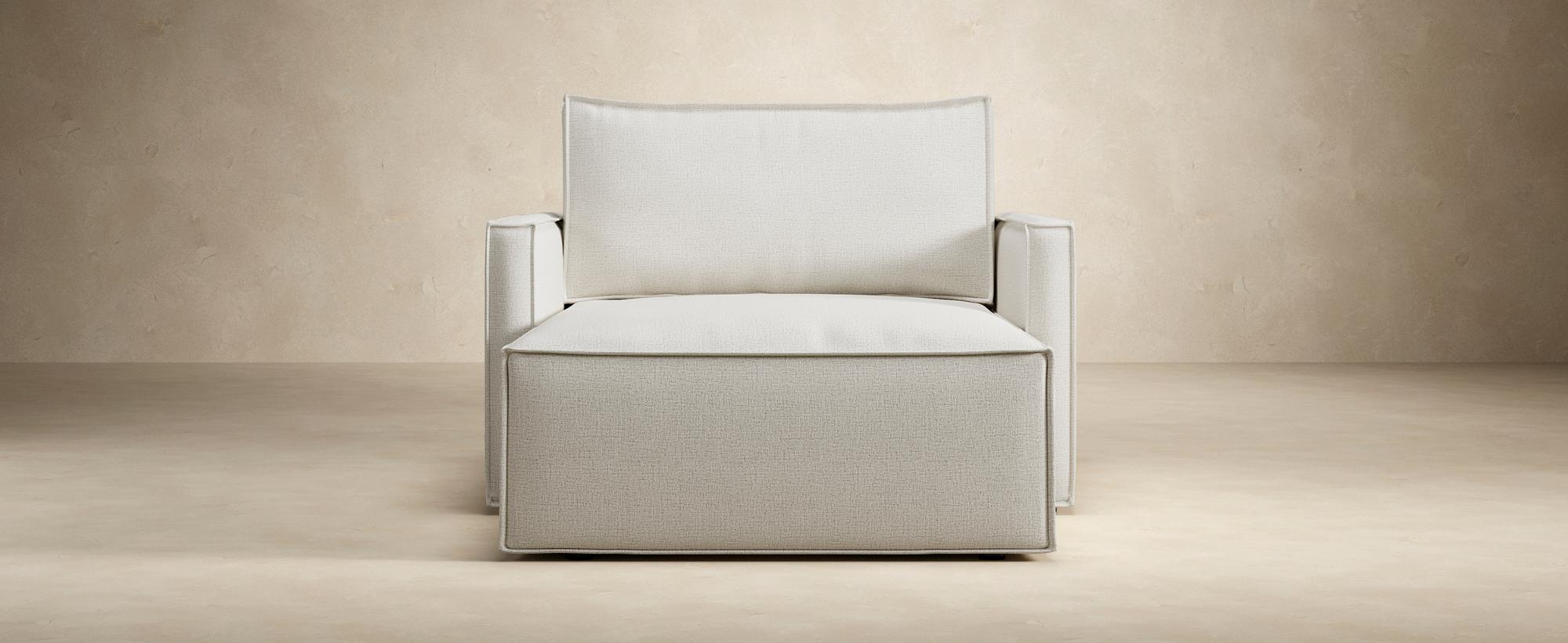 Innovation Living Newilla Lounger Chair with Slim Arms - 280 Avella Sand