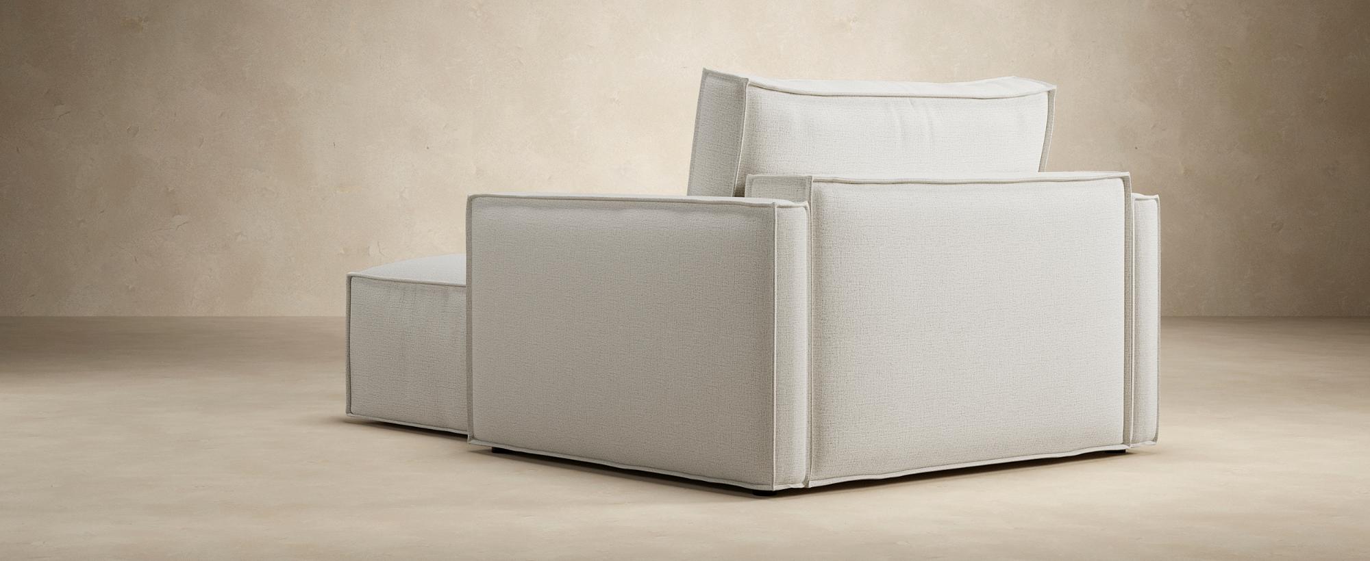 Innovation Living Newilla Lounger Chair with Slim Arms - 280 Avella Sand