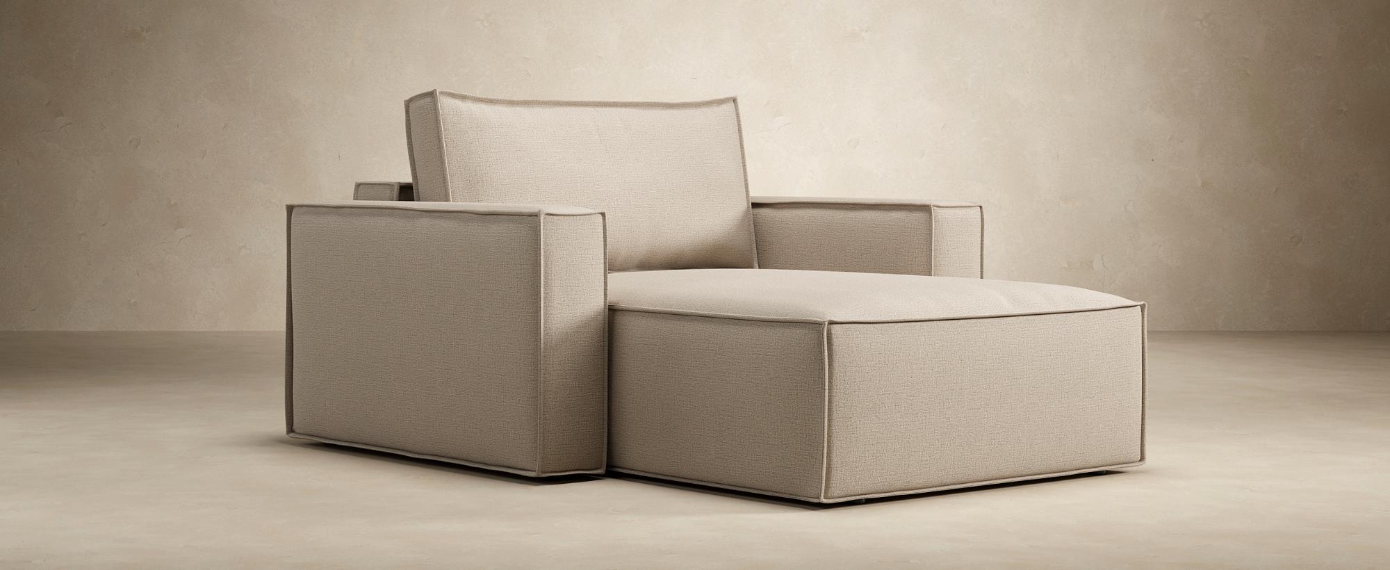 Innovation Living Newilla Lounger Chair with Standard Arms - 281 Avella Pine Green