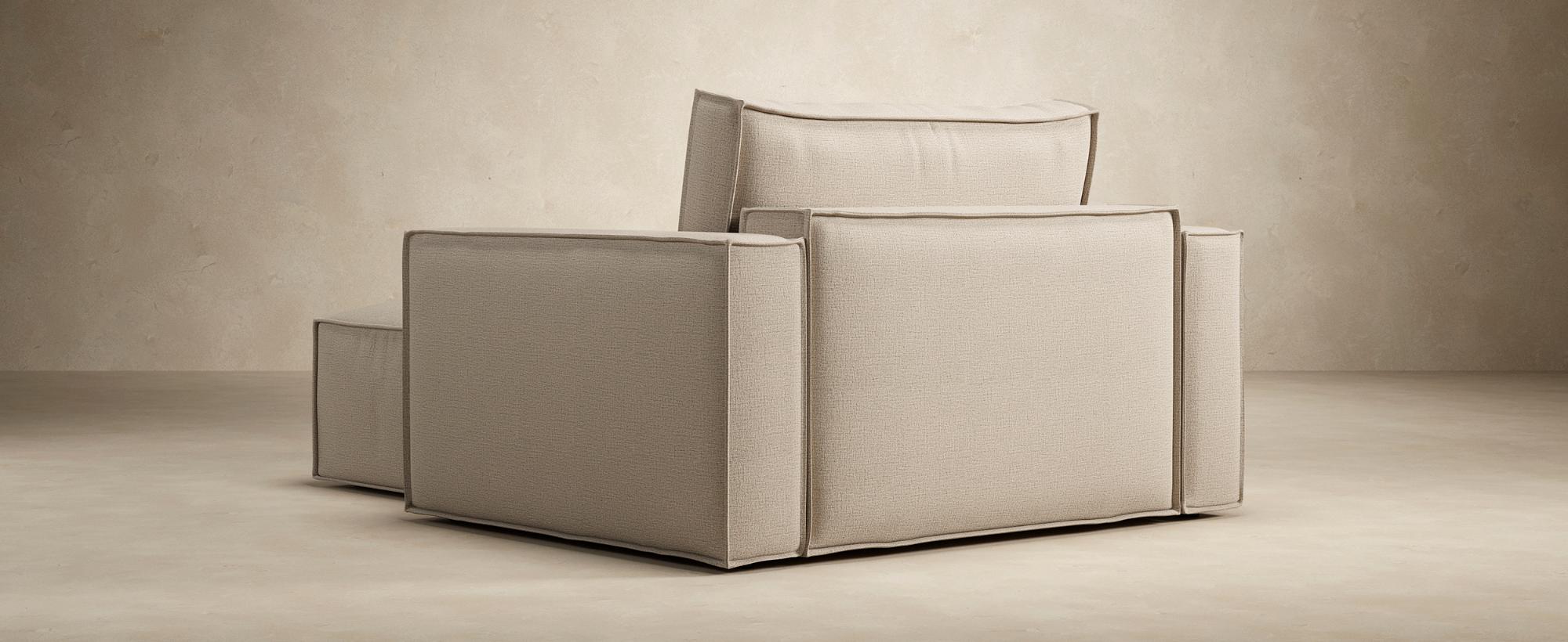 Innovation Living Newilla Lounger Chair with Standard Arms - 282 Avella Warm Grey