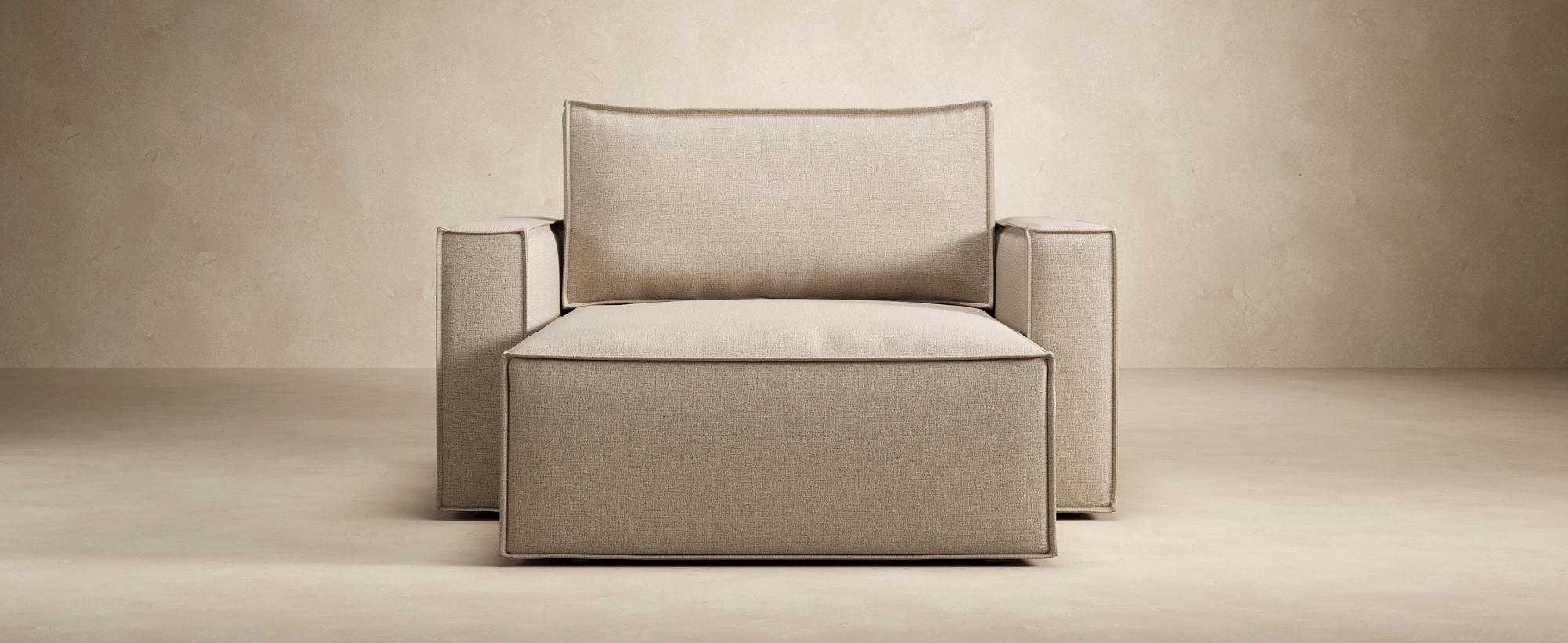 Innovation Living Newilla Lounger Chair with Standard Arms - 301 Weda Rust