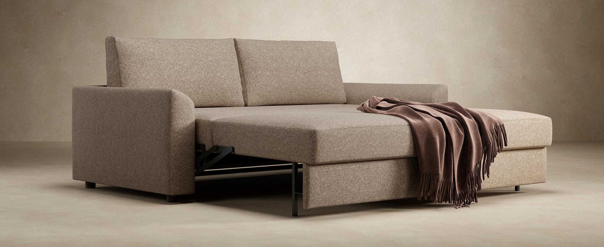 Innovation Living Neah Sofa Bed Curved 71'X77' - 366 Halifax Antique