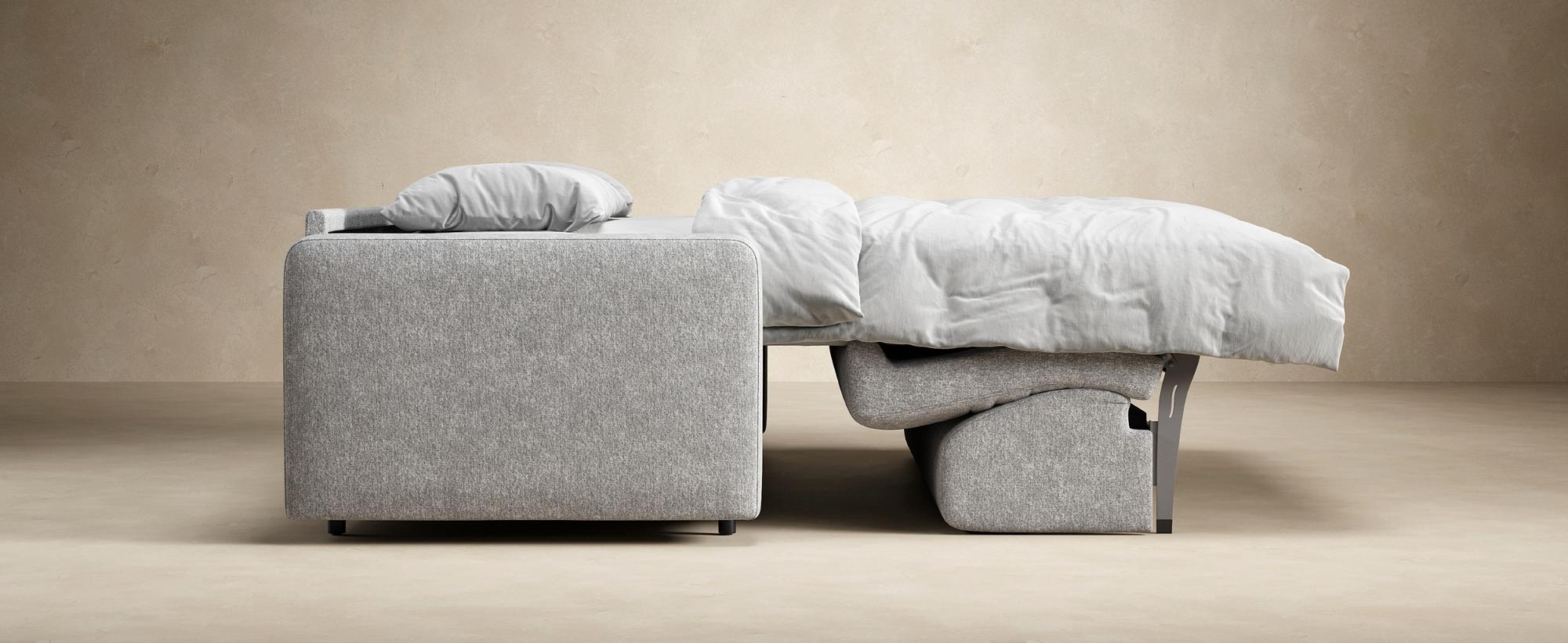 Innovation Living Carnell Sofa Bed With Standard Arms - 579 Kenya Gravel