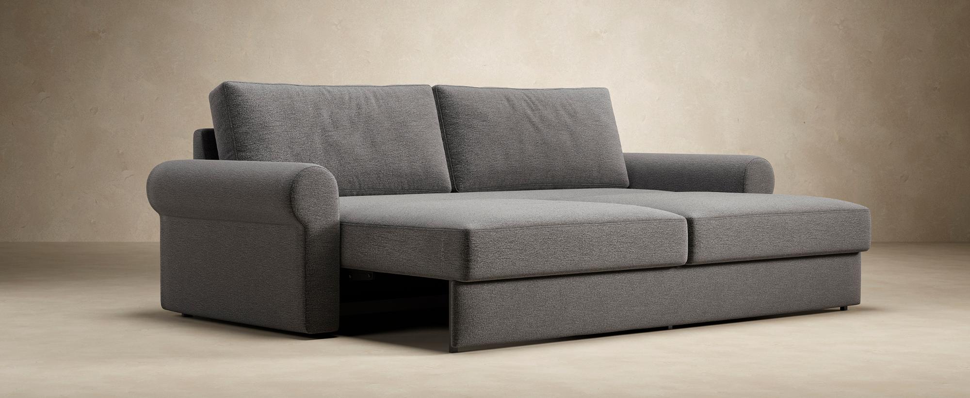 Innovation Living Vilander Sofa Bed With Roll Arms - 281 Avella Pine Green