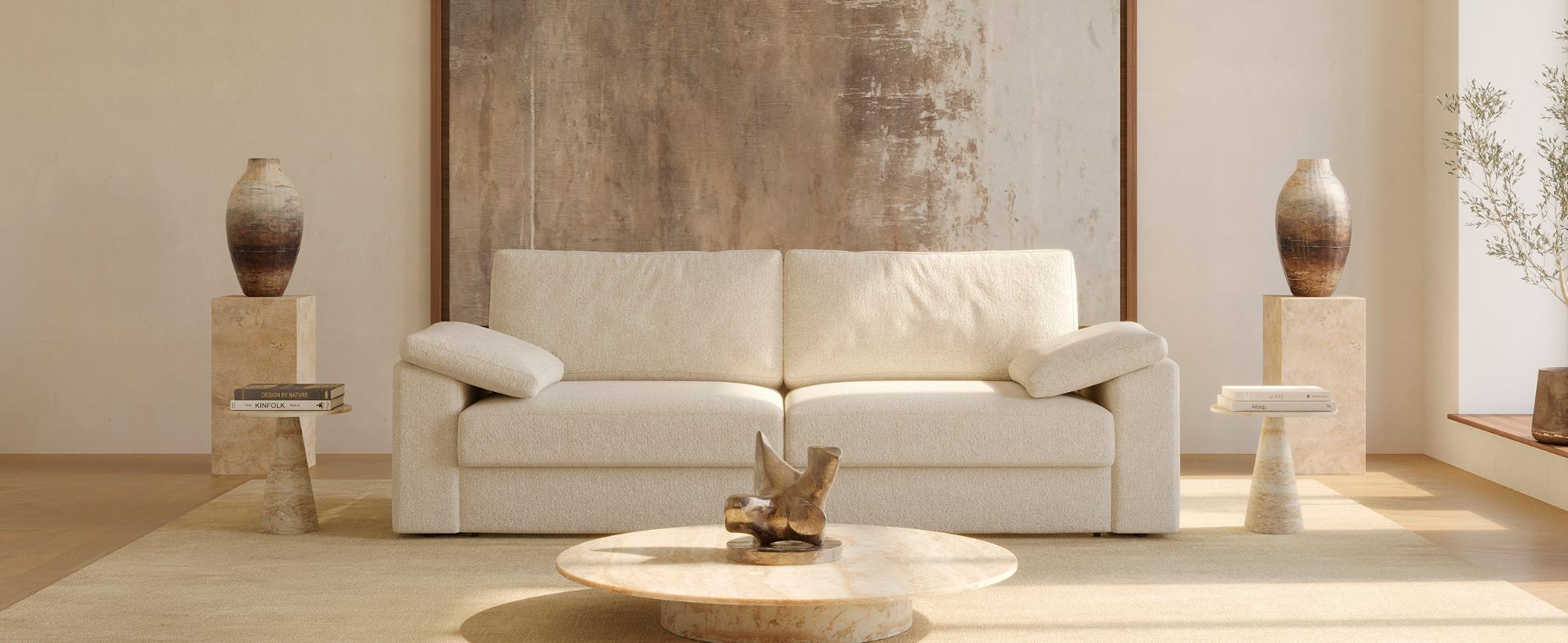 Innovation Living Vilander Sofa Bed With Cushion Arms - 587 Phobos Mocha