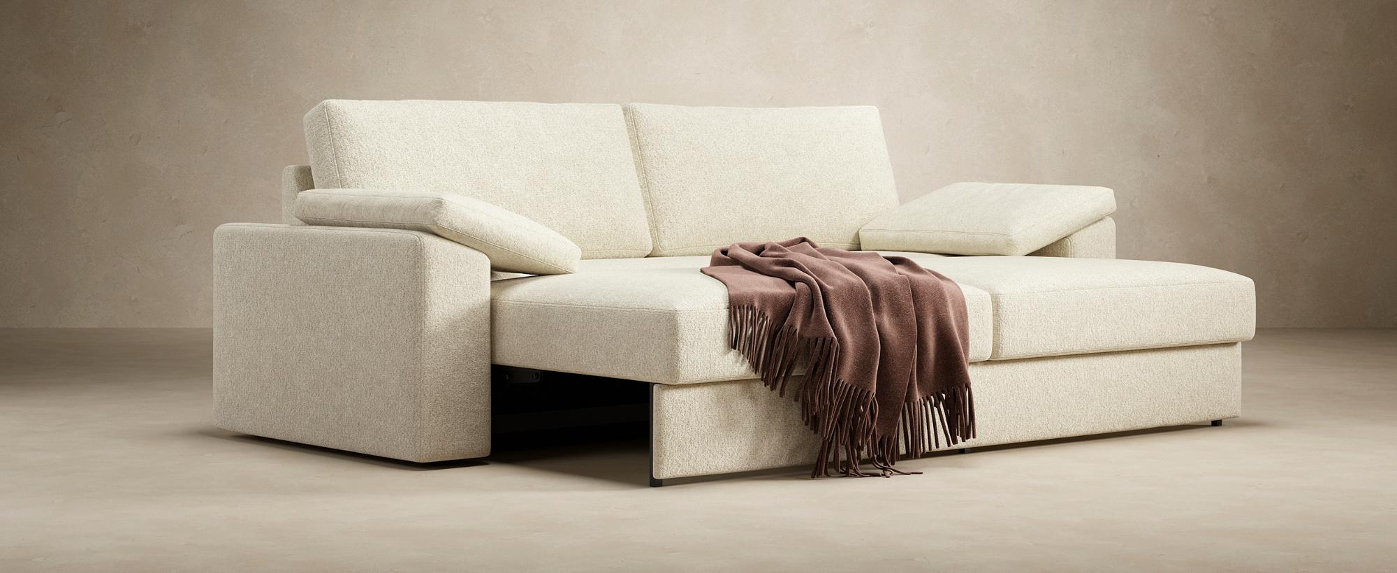 Innovation Living Vilander Sofa Bed With Cushion Arms - 587 Phobos Mocha